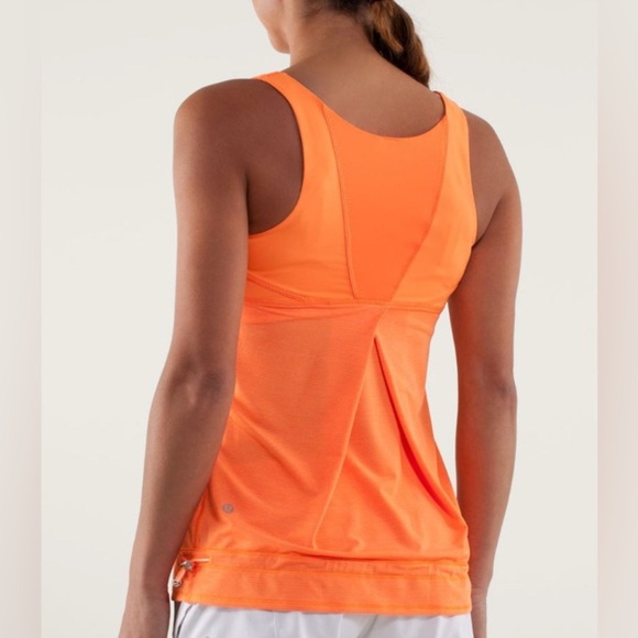 Lululemon Run Ta Ta Topper Orange - Picture 2 of 11